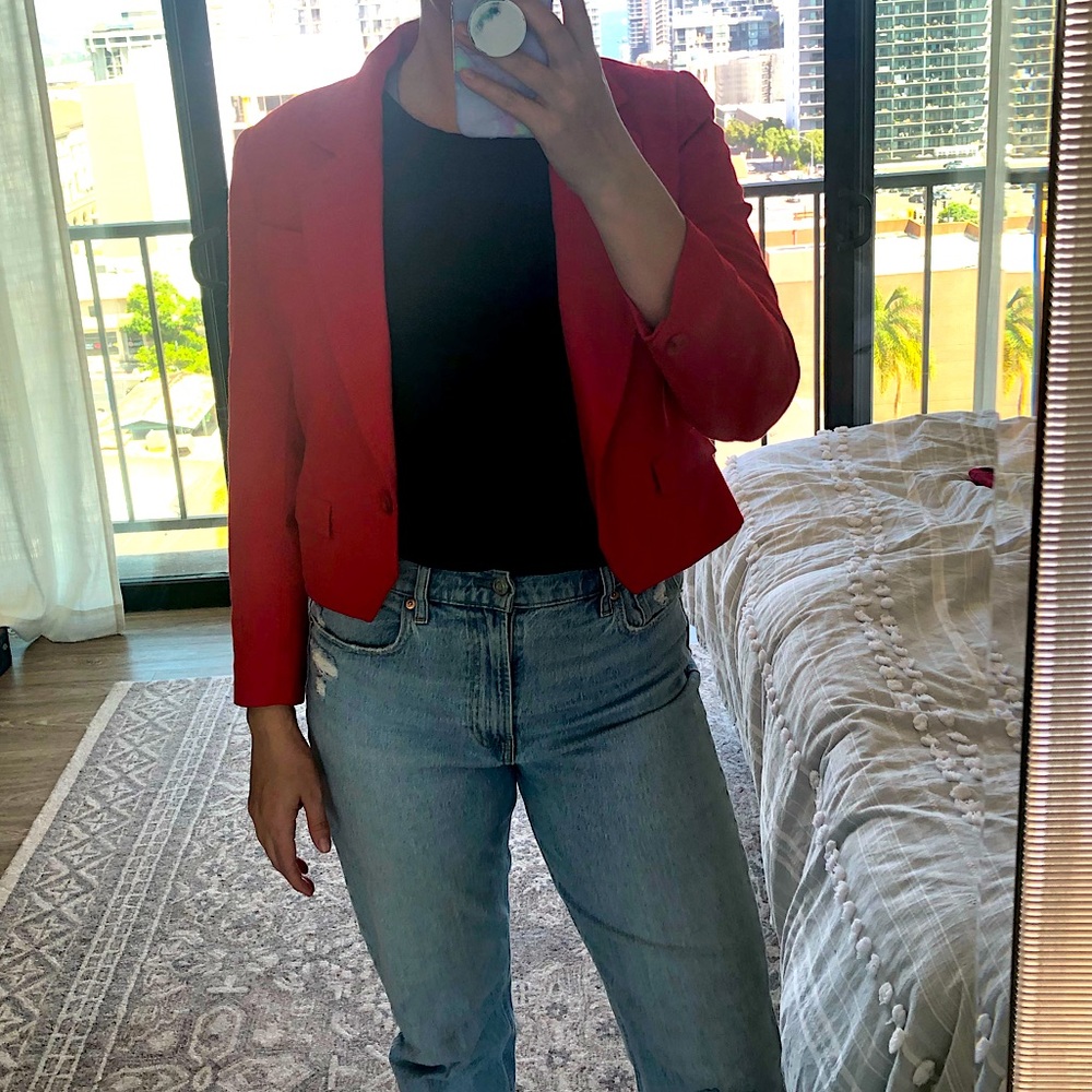 Vintage Pendleton Cropped Blazer